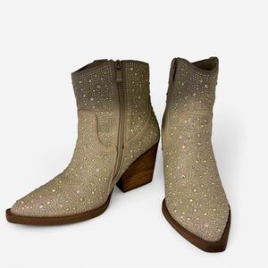 Madden Girl Rhinestone Bootie